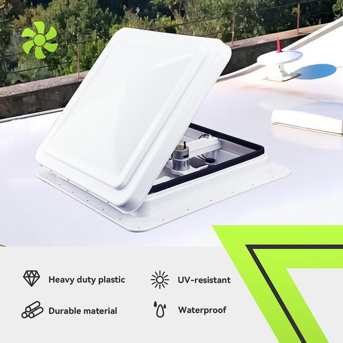 400x400mm Roof Vent Skylight for Caravan & Motorhome