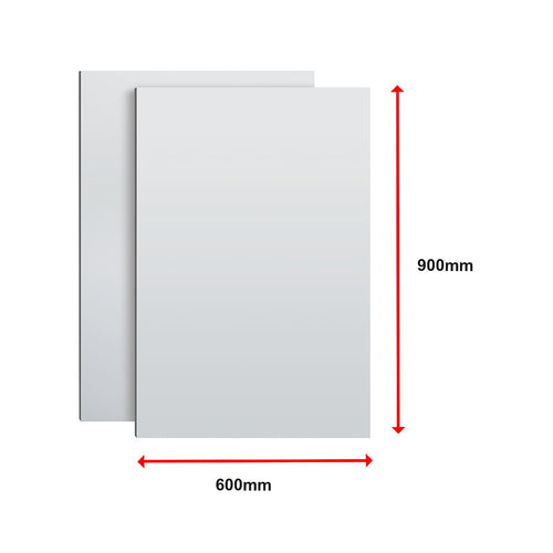 MIRROR Acrylic Sheet Perspex Sheet Panel  2pc/set 900mm x 600mm x 3mm