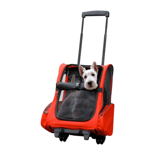Dog Pet Safety Transport Carrier Backpack Trolley