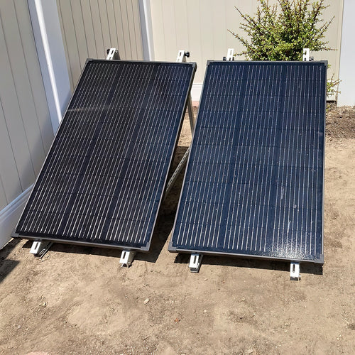 114cm Solar Panel RV Tilt Mount Brackets Roof Flat Surface