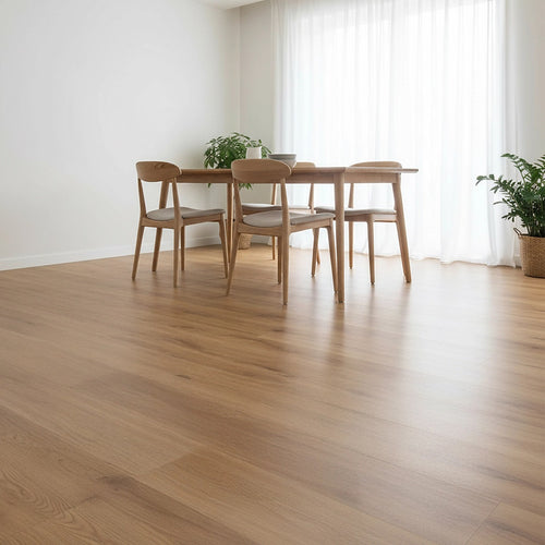 Vinyl Floor Tiles Wood Grain Oak Look  – 16 Pack Peel & Stick Flooring