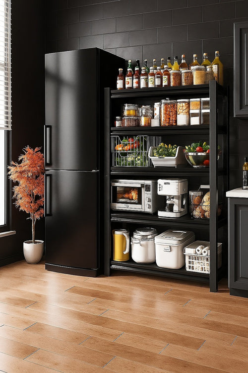 120x40x183cm Metal Garage Shelving Rack – Heavy-Duty Steel Storage