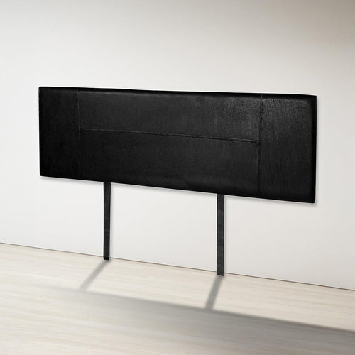Queen Black PU Leather Bed Headboard Bedhead