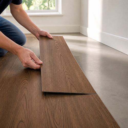 Self Adhesive Vinyl Floor Tiles Peel & Stick Flooring Antique Elm 16 Pack 2.3m²