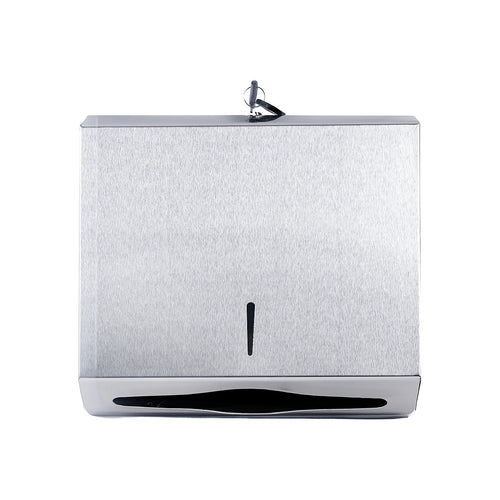 304 Stainless Steel Wall Mounted Paper Towel Dispenser Holder for Bathroom & Kitchen