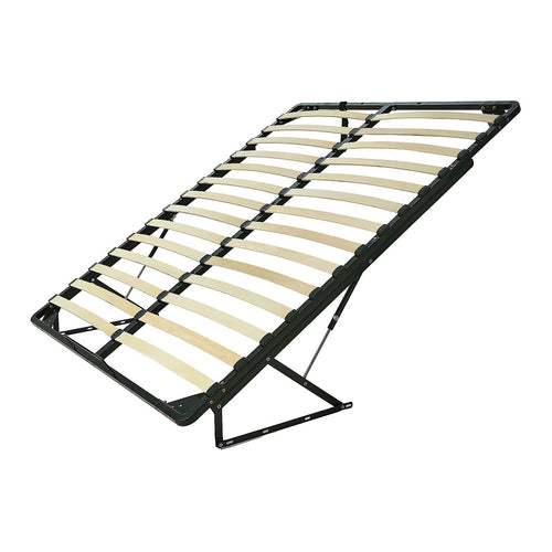 Gas Lift Bed Mechanism – Queen Bed Frame with Wooden Slats