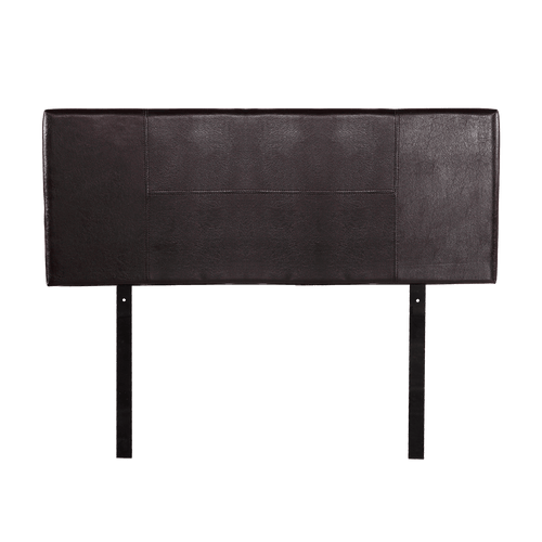 Double Brown PU Leather Bed Headboard Bedhead
