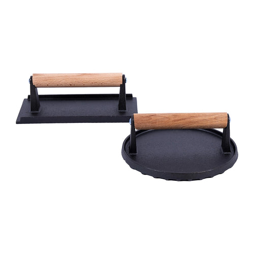 Heavy Duty BBQ Steak Press with Heat-Resistant Handle Grill Tool