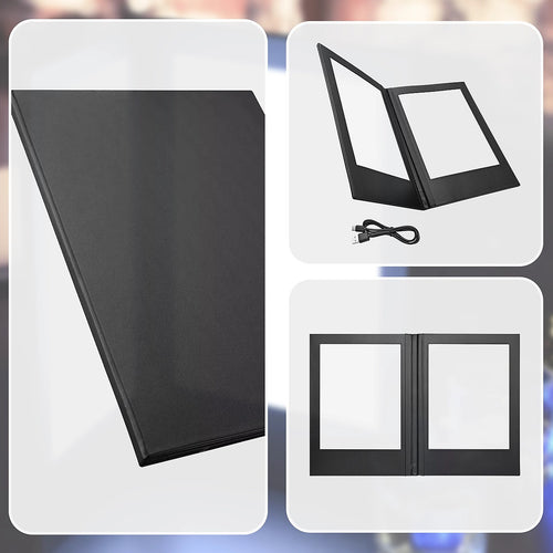 LED Backlit Menu Holder – Illuminated Display Stand for Restaurants, Cafes & Bars