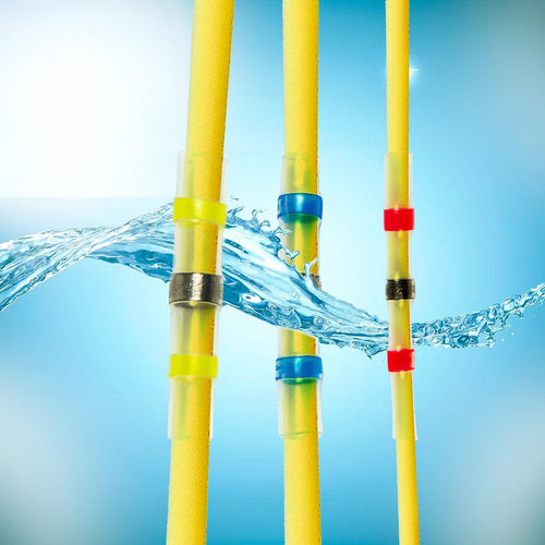 250PCS Waterproof Solder Seal Sleeve Heat Shrink Butt Wire Connectors Terminals  