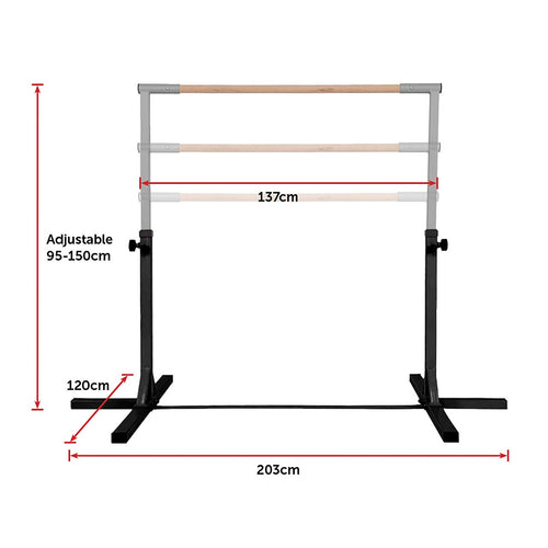 Gymnastics Training Bar Kids Adjustable Horizontal Kip