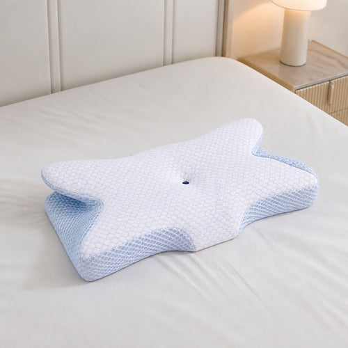 Memory Foam Contour Pillow with a Breathable, Washable Cover
