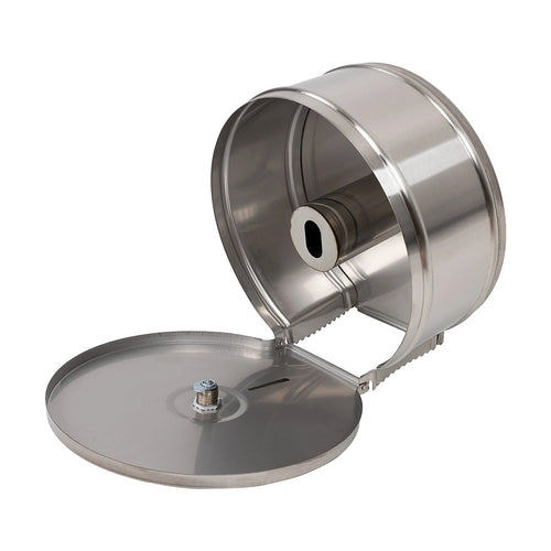 Toilet Paper Towel Dispenser Brushed Stainless Steel Wall-Mounted Bathroom Tissue 