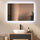 Rectangular Mirror LED Anti-Fog Illuminated Bathroom Living Room - 120 x 80cm
