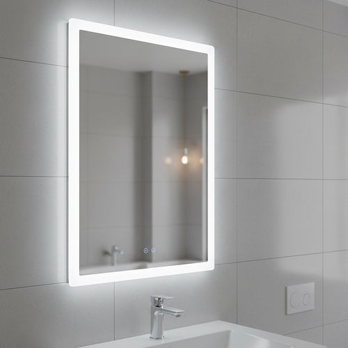 Smart Mirror Bathroom Vanity – LED Lighted Wall Mirror with Modern Design 800x600mm