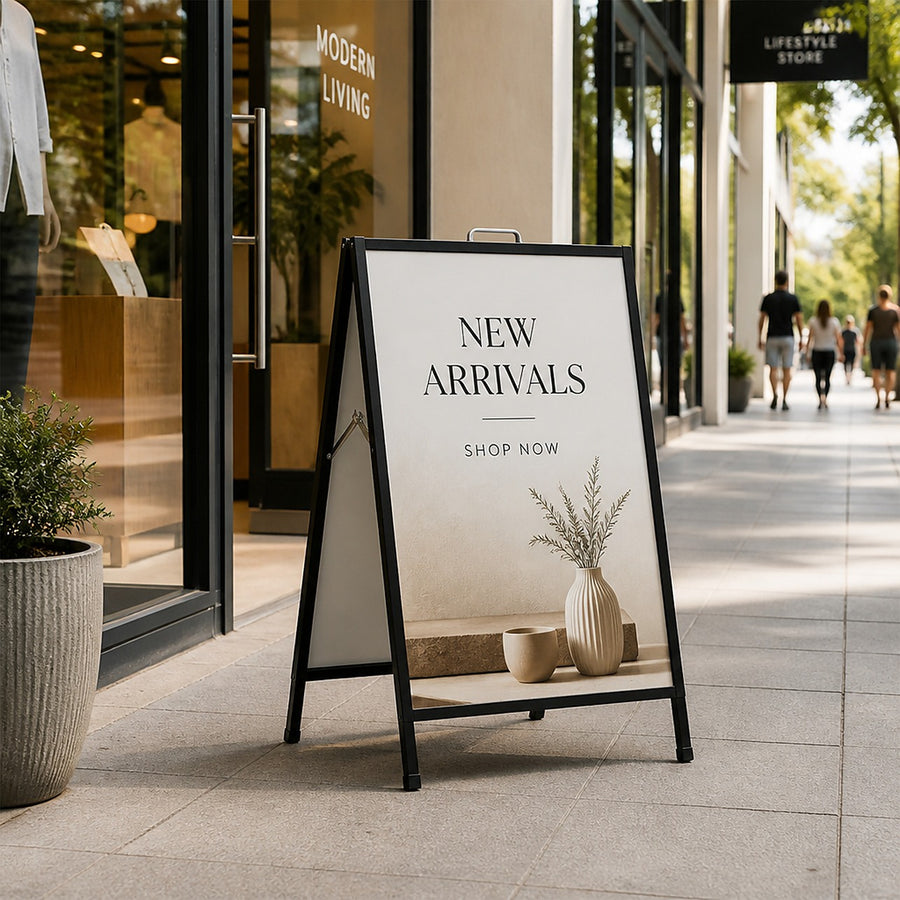 A-Frame Sign – 60 x 90cm Double-Sided Steel Poster Stand
