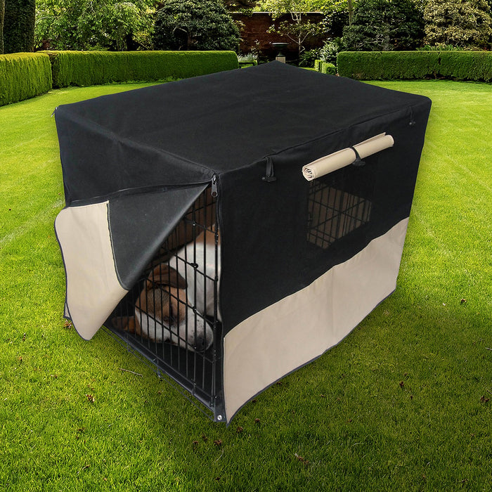 36" Pet Dog Crate with Waterproof Cover