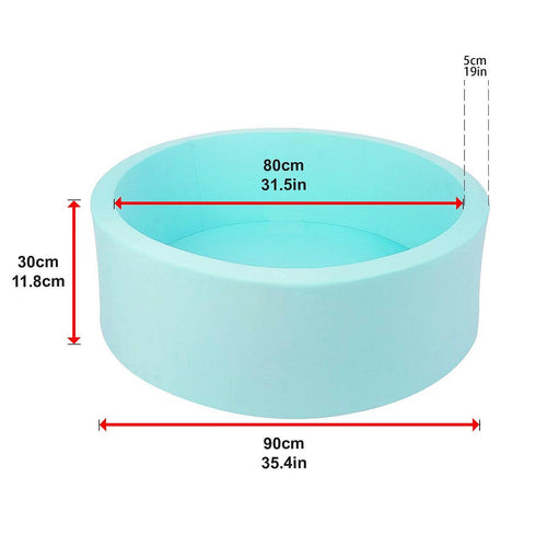 Round Ball Pit Playpen Enclosure Blue 