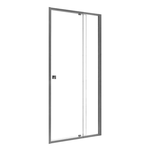 Semi-Frameless Shower Screen – Gunmetal, Front: (114~122)x195cm, No Side Return
