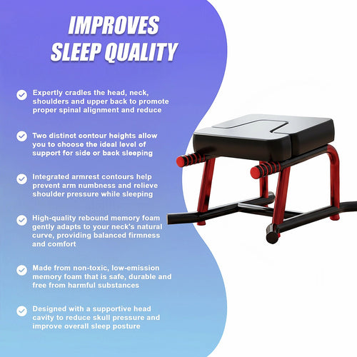 Soft Cervical Memory Foam Pillow for Neck Pain Relief – Ergonomic Support