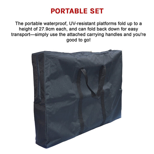 60 x 90cm Portable Cornhole Bean Bag Toss Set – Aluminium Frame