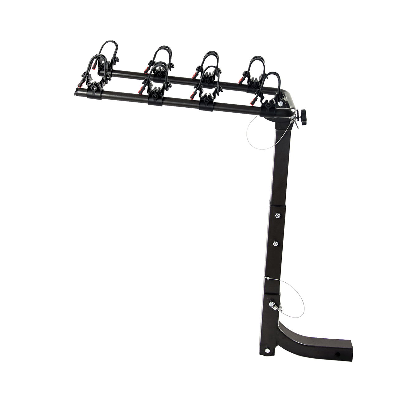 Premium 4 Bike Carrier Rack Hitch Mount Swing Down Bicycle Rack W 2 Receiver Outdoor Leisure Carriers Racks