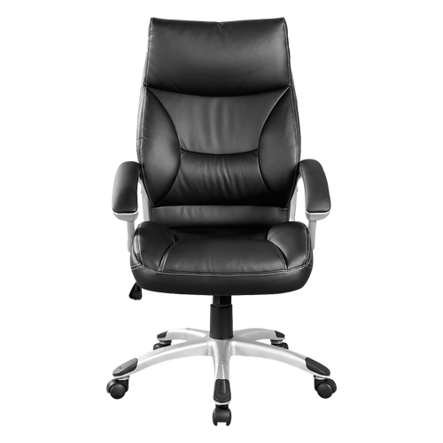 PU Leather Executive Office Black Chair – Ergonomic Swivel Computer Desk Chair