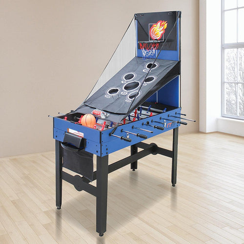 4FT 12-in-1 Games Table Foosball Hockey Pool Table Tennis