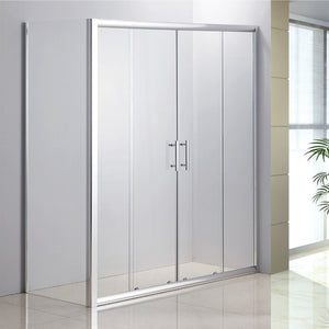 1700 x 700mm Sliding Door Safety Glass Shower Screen By Della Francesca