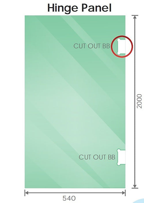 120x90cm Corner Frameless Shower Screen – Nickel Wall & Floor Channel with Brass Hinges for Elegant Bathrooms