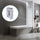 70cm Frameless Swing Bath Screen with Chrome Hardware