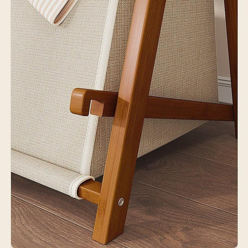 100cm Clothes Rail Rack Rack Garment Rack Freestanding Hanger Bedroom Clothing Rack With Lower Storage Shelf - Dark Wood