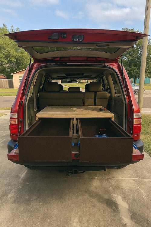 2 x 125kg Heavy Duty Locking Drawer Slides – Industrial Drawer Runners Pair