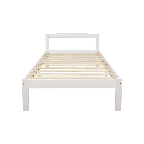 Natural Wooden Bed Frame Home Furniture - Single
