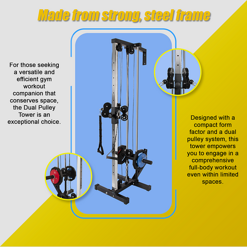 Wall Mounted Dual Pulley Tower 