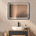 Rectangular Mirror LED Anti-Fog Illuminated Bathroom Living Room - 90 x 70cm