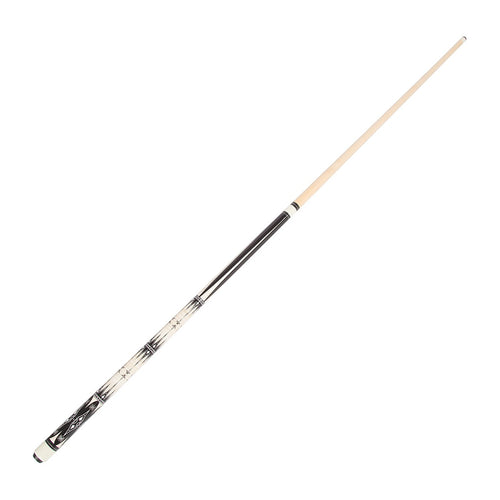 57in 2-Piece Wood Pool Cue Stick 19oz with Carry Bag