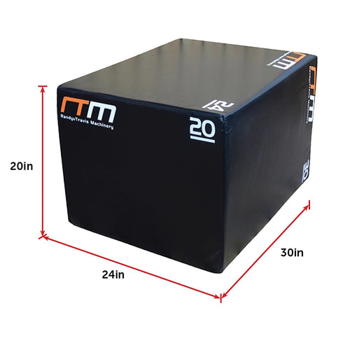 3-in-1 Foam Plyometric Jump Box – Fitness Training Plyo Games Box for Cardio & Strength