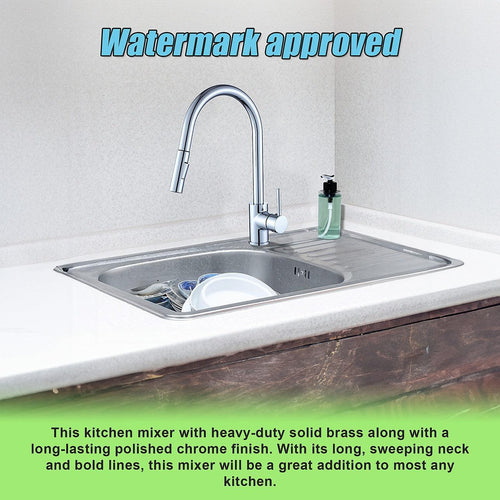  Basin Mixer Tap Faucet -Kitchen Laundry Bathroom Sink