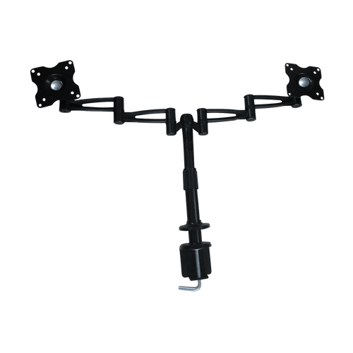 Two-Screen 10-25" Desk Monitor TV Plasma LED LCD Screen Work Mount