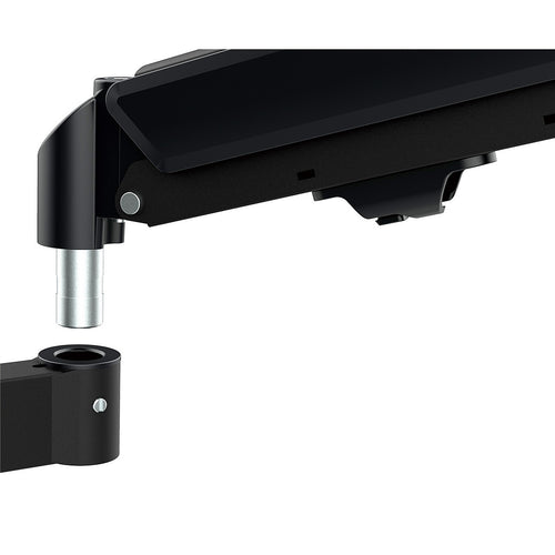 Triple Computer Monitor Mount Stand – Desk Clamp with 3 Adjustable Arms for Multi-Screen Display Setup