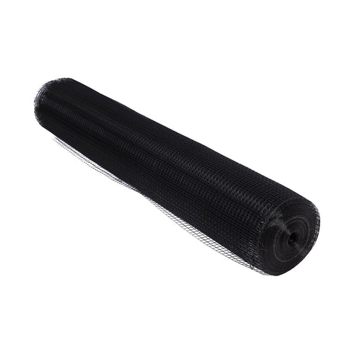 30m Black Chicken Wire Mesh Roll – Heavy Duty Aviary Netting & Garden Fencing for Poultry