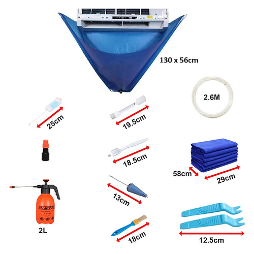 Waterproof AC Cleaning Cover Bag Kit – Leakproof Wash Bag for Wall Units