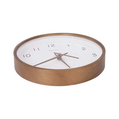 10" Clock Wooden Modern Wall Art