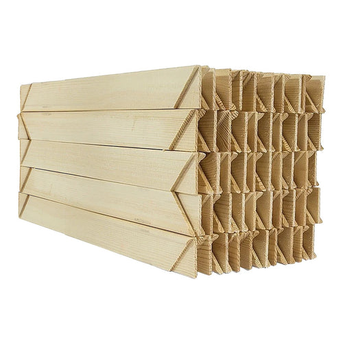 50-Piece Canvas Stretcher Bars – DIY Wooden Frame Kit for Canvas Art, Painting & Prints