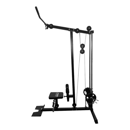 Lat Pulldown Low Row Fitness Machine – Home Gym Cable Strength Trainer