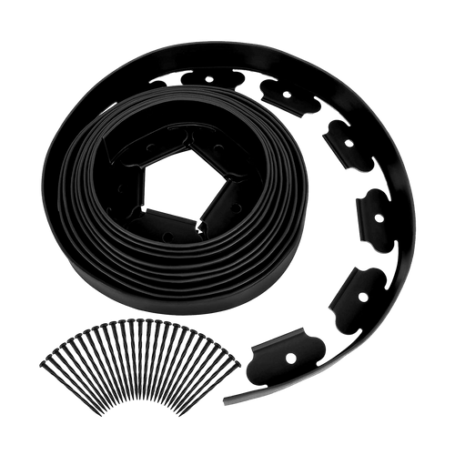 Landscape No Dig Lawn Garden Edging Kit 10m Flexible Durable Border Paver