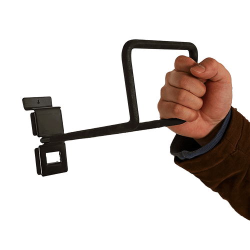 Slatwall Storage Pack for Retail Display Garage Storage - Black Deep Loop Hook