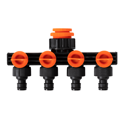 4 Way Hose Connector Tap Irrigation Garden Kit 