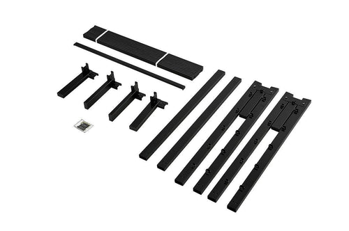 Single Metal Bed Frame Full Steel Heavy Duty